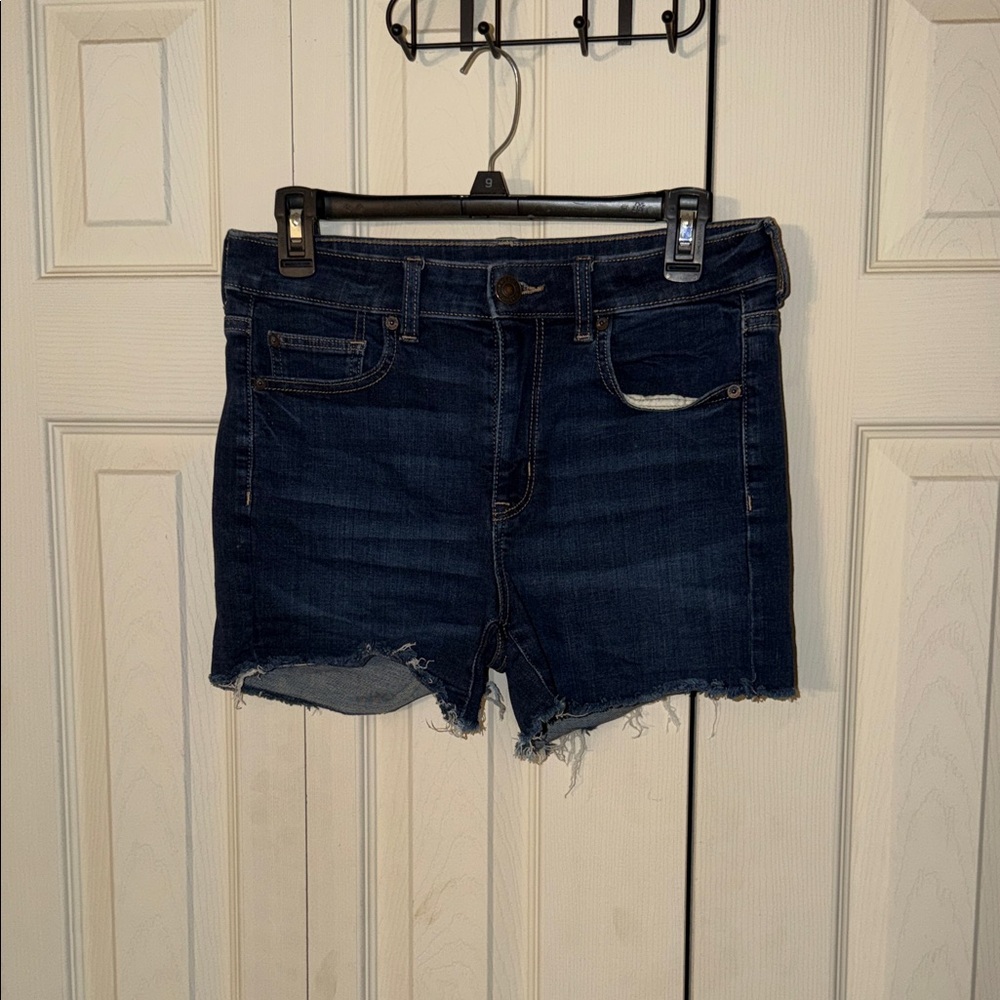 American Eagle Outfitters Dark Blue Jean Shorts